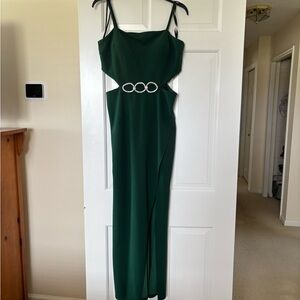 Elegant Green Evening Dress
